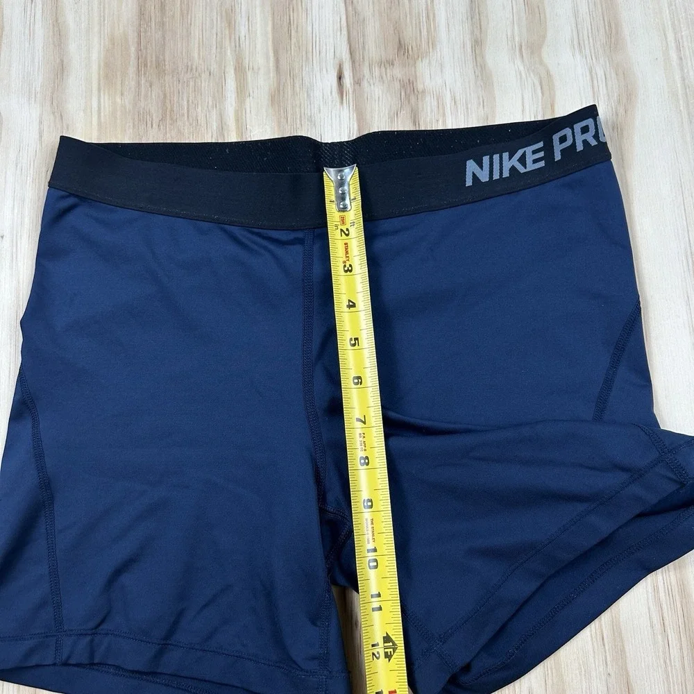 Nike Pro Women's XL Blue Compression Shorts 5